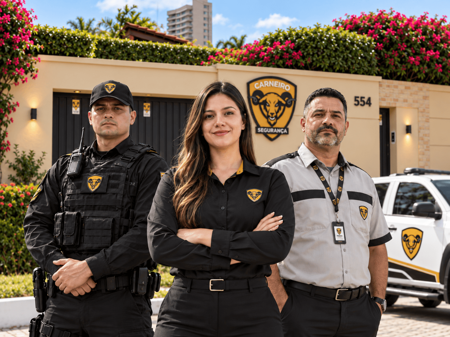 Equipe do Grupo Carneiro Segurança